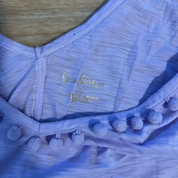 Lilly Pulitzer Light Purple Tank Top - Picture 3 of 4